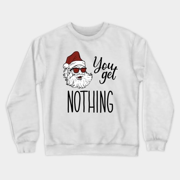 Bad Santa Crewneck Sweatshirt by valentinahramov